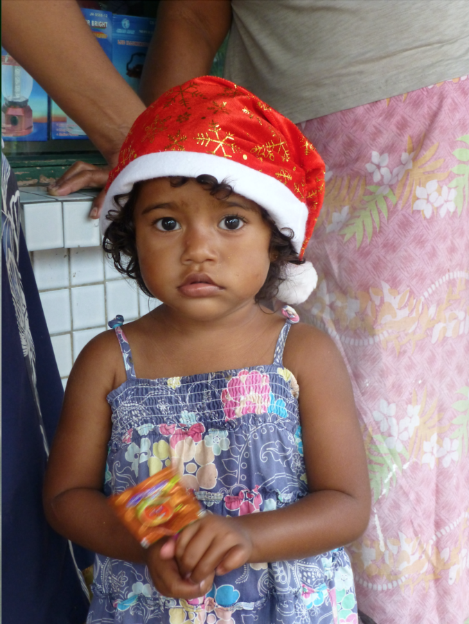 Fiji Girl at Christmas
